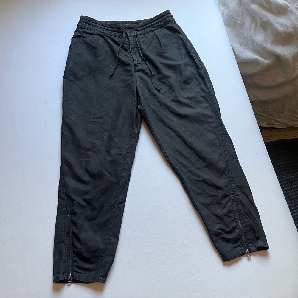 HANSEL FROM BASEL black tapered leg cropped pants‎